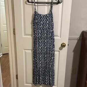 GAP Blue Patterned Women's Dress Size 12